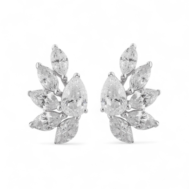 Diamant-Ohrringe Virginie aus 18K Gold | Celinni