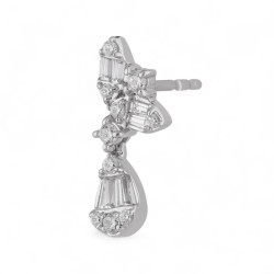 Pendientes colgantes Oph&eacute;lie &ndash; Oro de 18K y diamantes