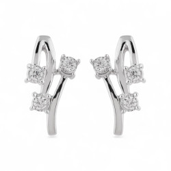 Pendientes Patricia – Oro de 18K y diamantes naturales