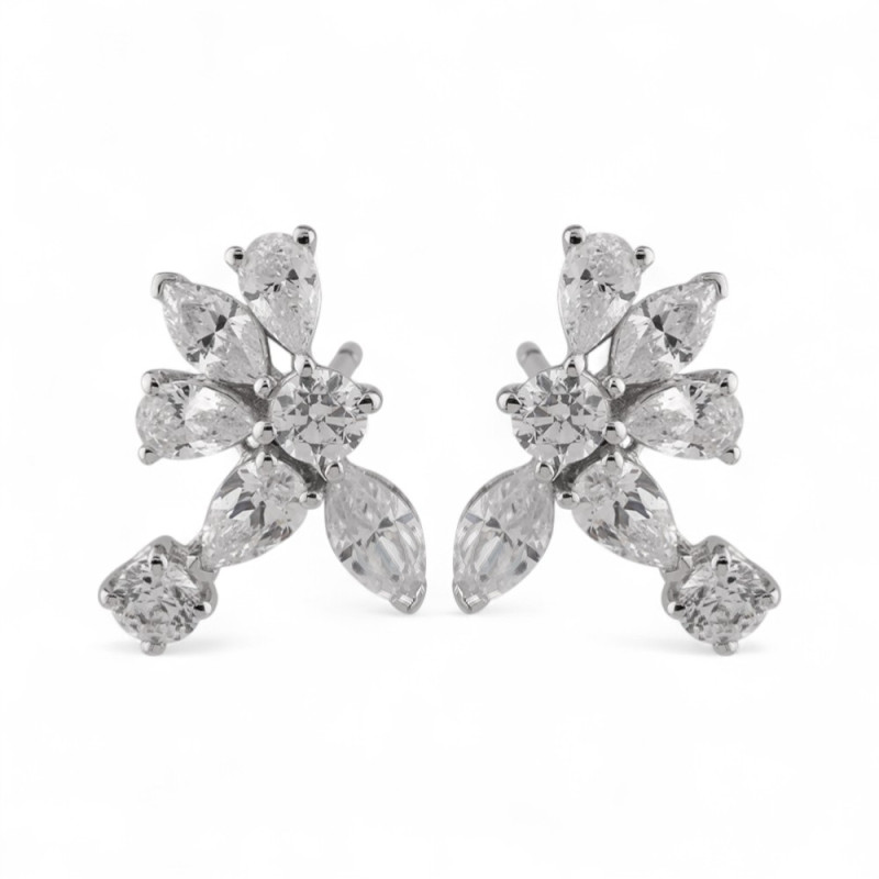 Diamant-Ohrringe Nina aus 18K Gold | Celinni