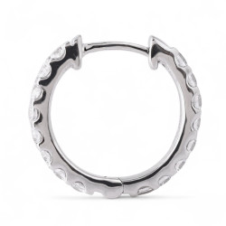 Myriam diamanten creolen in 18K goud | Celinni