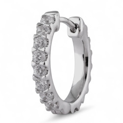 Myriam diamanten creolen in 18K goud | Celinni