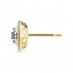 Puces d'Oreilles Diamants Salomé | Or 18K et Diamants