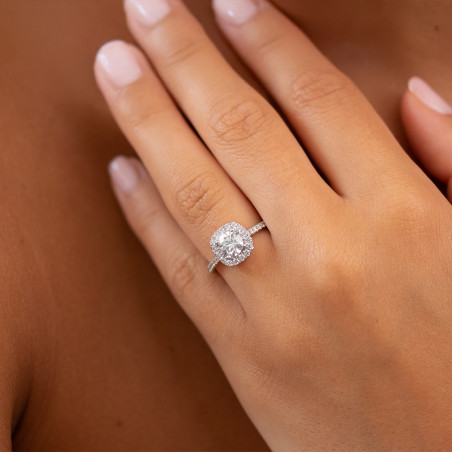 خاتم الألماس الطبيعي كونستانس ذهب عيار 18