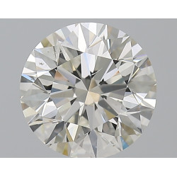 الماسة بشكل دائري بوزن 3.01 قيراط