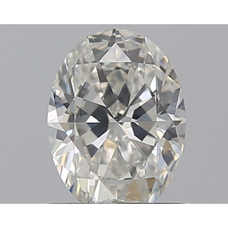 الماس على شكل بيضاوي بوزن 0.75 قيراط