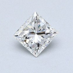 الماسة بشكل الأميرة بوزن 0.66 قيراط