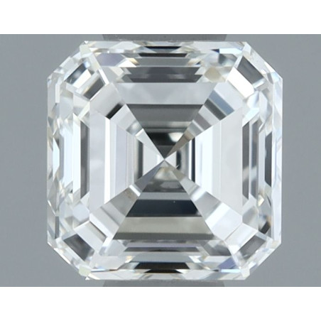 الماس على شكل الزمرد المربع بوزن 0.81 قيراط