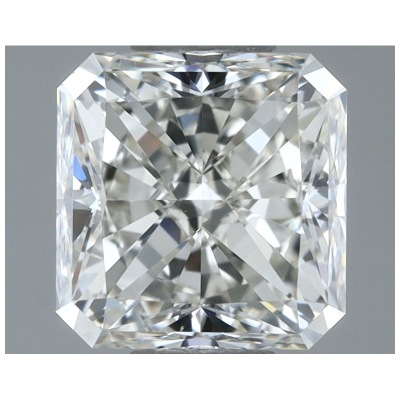 1- قيراط ماسة بشكل مربع مشع