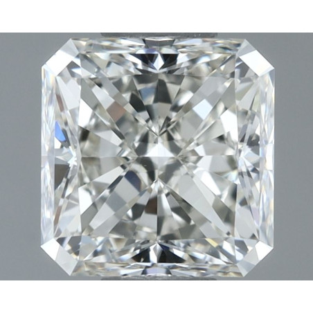 1- قيراط ماسة بشكل مربع مشع