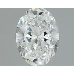 الماس على شكل بيضاوي بوزن 0.7 قيراط