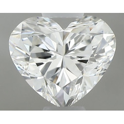 الماس على شكل قلب بوزن 0.44 قيراط