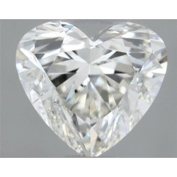 الماس على شكل قلب بوزن 0.5 قيراط