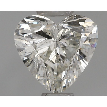 الماس على شكل قلب بوزن 0.5 قيراط