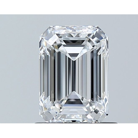 الماس على شكل الزمرد بوزن 1.01 قيراط