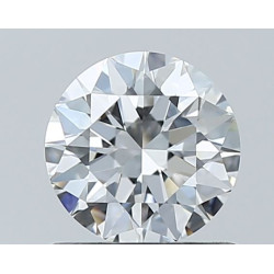 الماسة بشكل دائري بوزن 0.72 قيراط