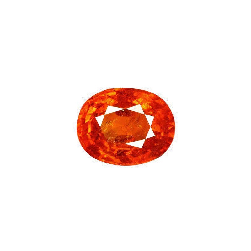 OVAL-cut spessartite Orange 27.61 carats