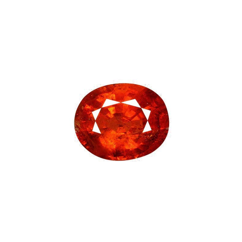 OVAL-cut spessartite Orange 21.67 carats