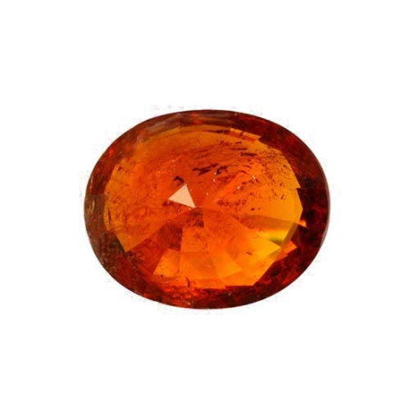 OVAL-cut spessartite Orange 21.67 carats