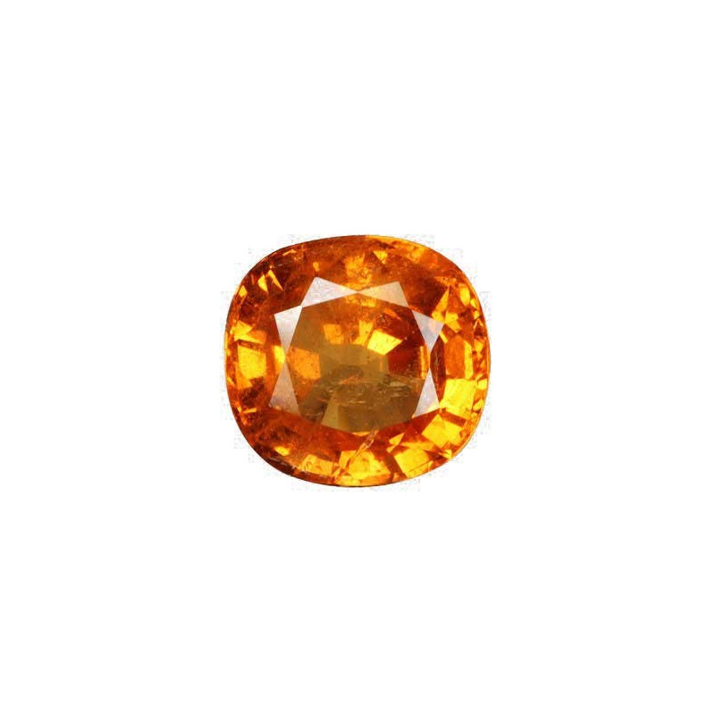 CUSHION-cut spessartite Orange 4.43 carats