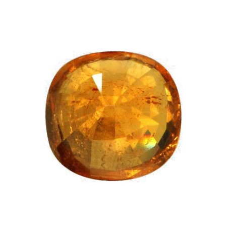 CUSHION-cut spessartite Orange 4.43 carats