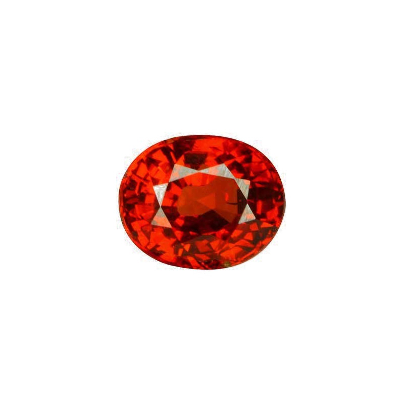 OVAL-cut spessartite Intense Orange 2.31 carats