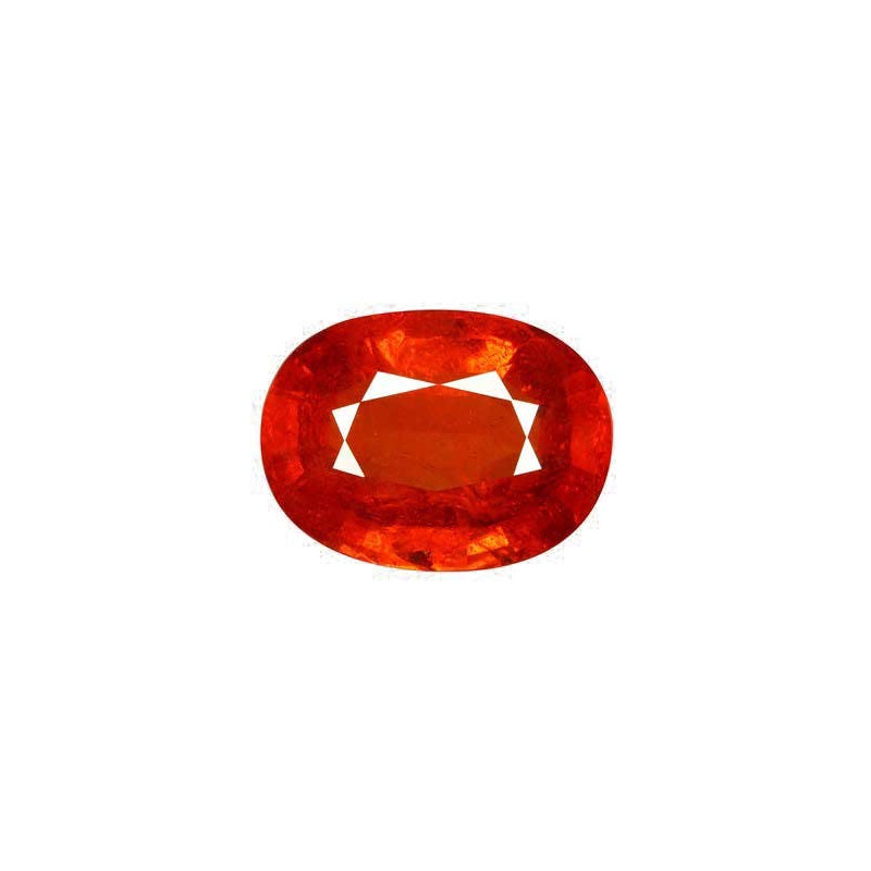 OVAL-cut spessartite Moderate Orange 40.33 carats