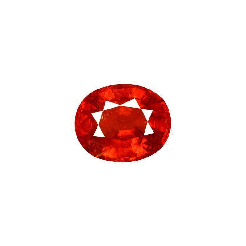 OVAL-cut spessartite Orange 37.74 carats