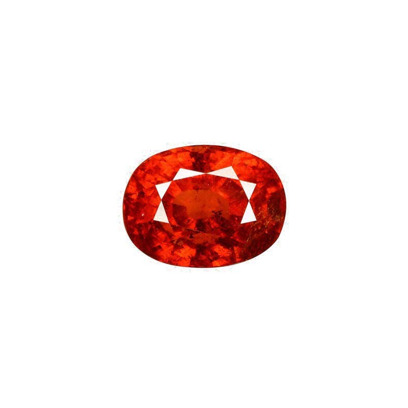 OVAL-cut spessartite Orange 21.21 carats