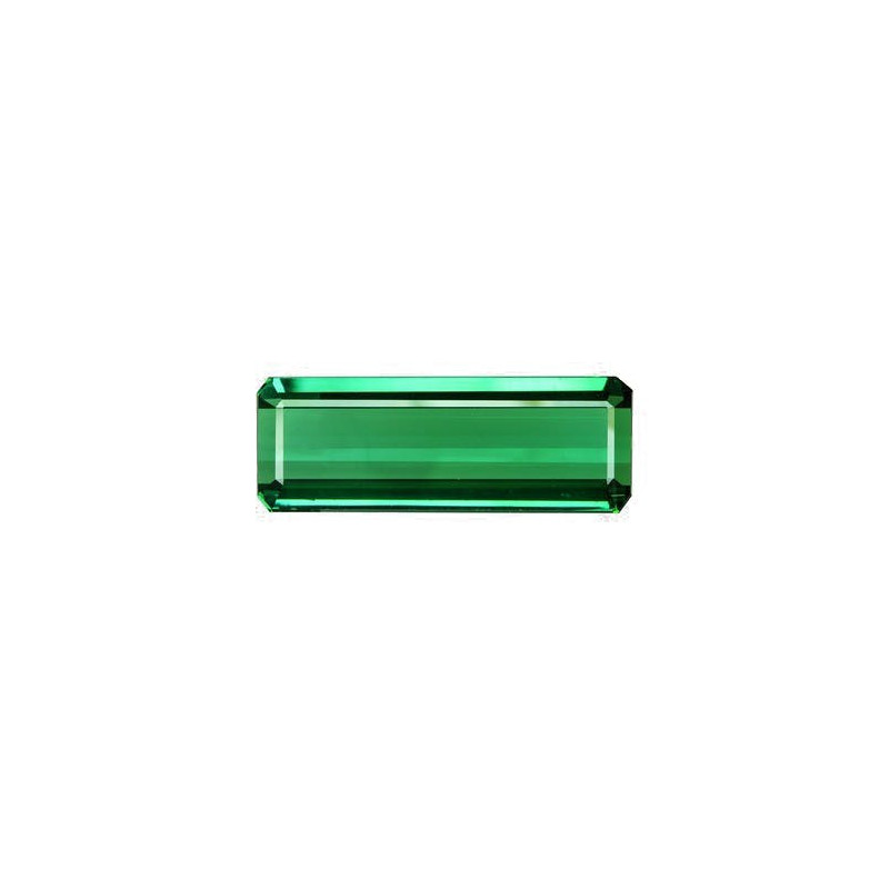 RECTANGULAR-cut Green Tourmaline Green 30.43 carats