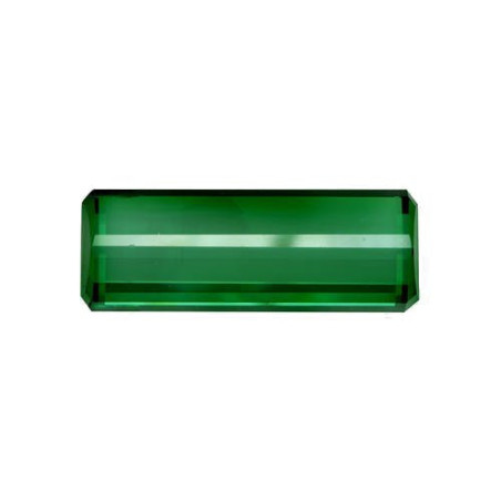 RECTANGULAR-cut Green Tourmaline Green 30.43 carats