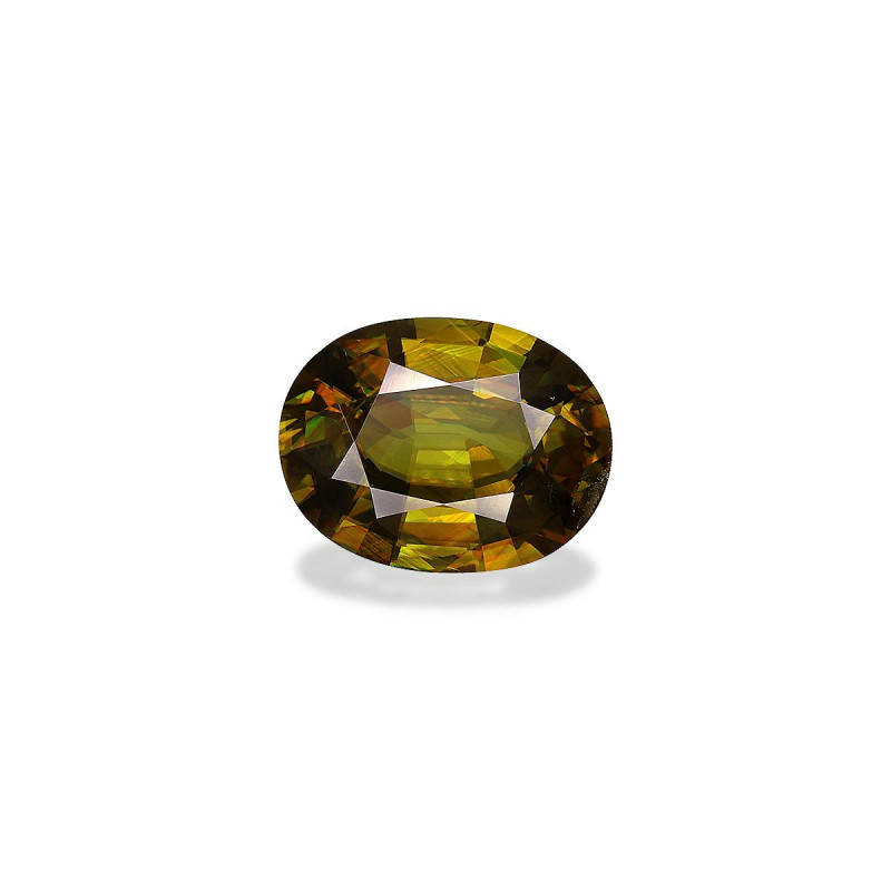 OVAL-cut Sphene  9.44 carats