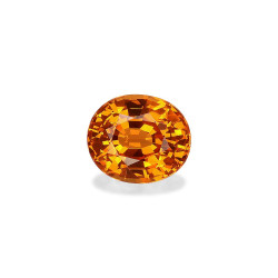 spessartite الحجم بيضاوي البرتقالي 3.73 