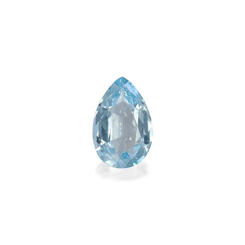 Pear-cut Aquamarine Baby Blue 18.60 carats