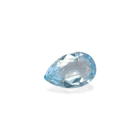 Pear-cut Aquamarine Baby Blue 18.60 carats
