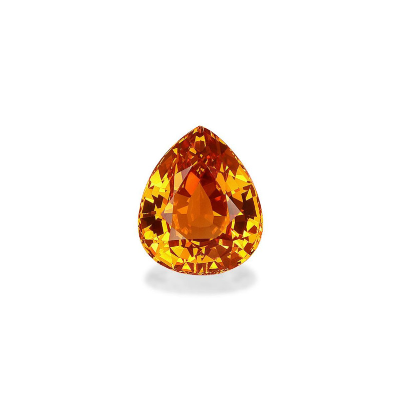Pear-cut spessartite Mandarin Orange 4.51 carats