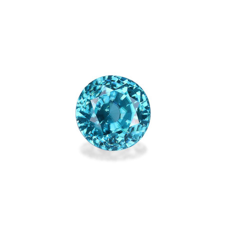 ROUND-cut Blue Zircon Blue 8.75 carats