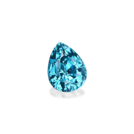 Pear-cut Blue Zircon Blue 8.08 carats