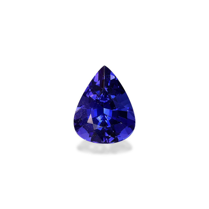 Pear-cut Tanzanite Violet Blue 12.11 carats