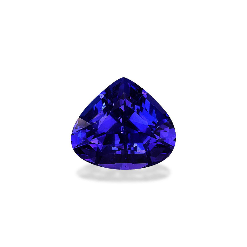 Pear-cut Tanzanite Violet Blue 12.64 carats