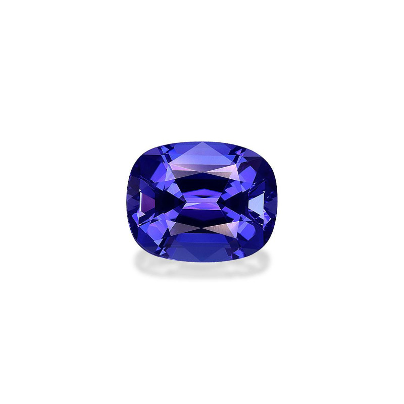 CUSHION-cut Tanzanite Violet Blue 9.18 carats