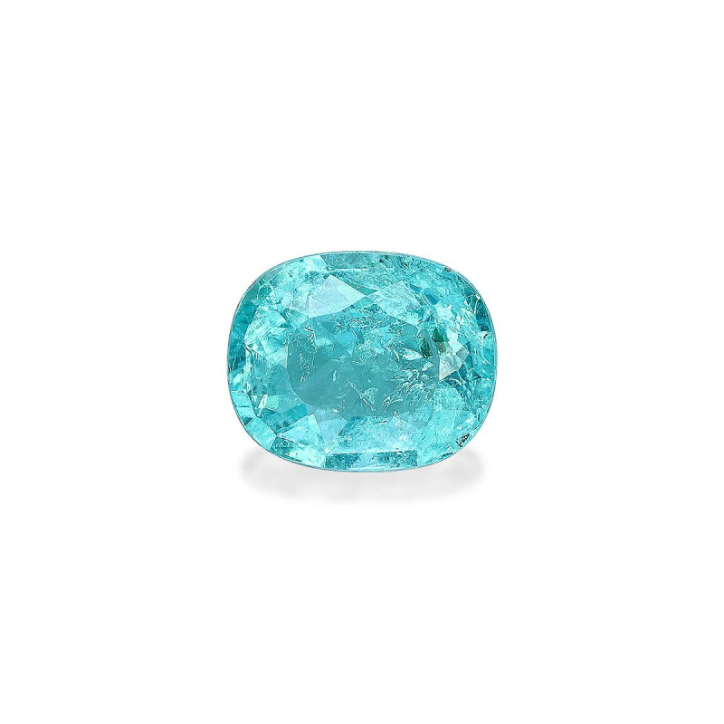 CUSHION-cut Paraiba Tourmaline Teal Blue 1.70 carats