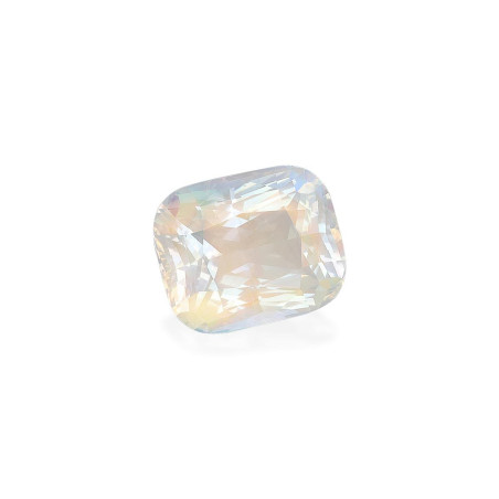 rainbow moonstone taille COUSSIN Blanc 21.95 carats