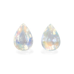 rainbow moonstone lengte Birne Wei&szlig; 26.39 karaten