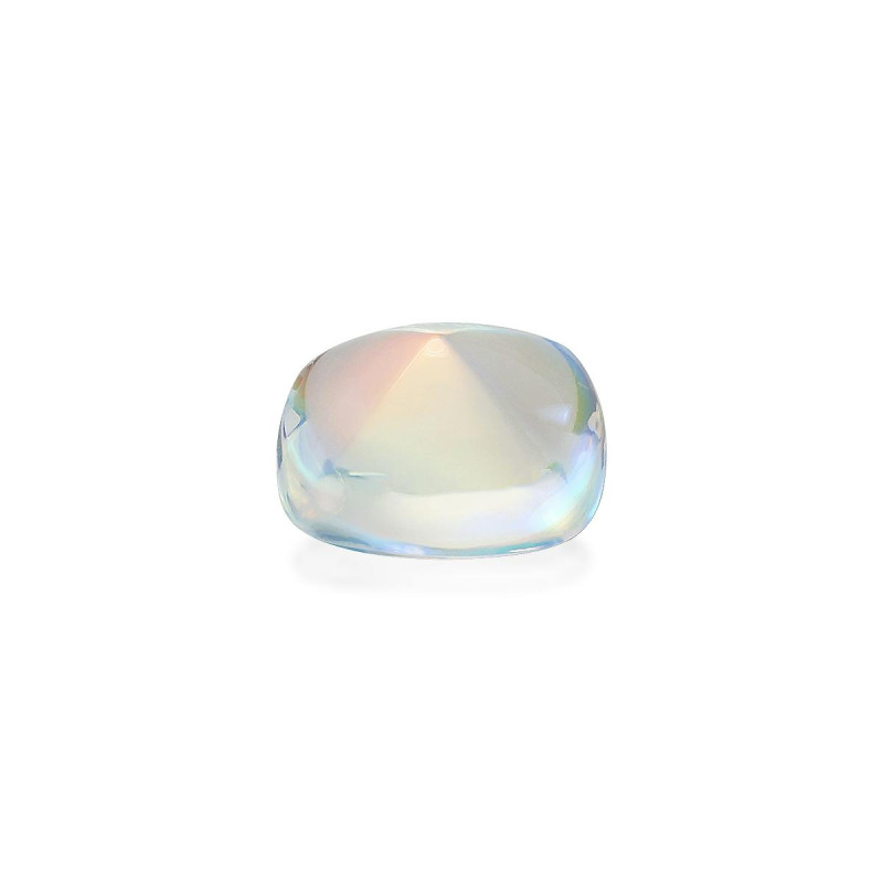 CUSHION-cut rainbow moonstone White 10.03 carats