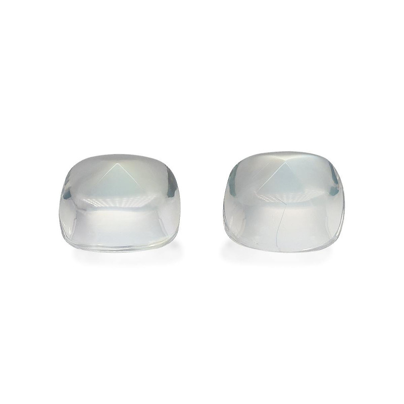 CUSHION-cut rainbow moonstone White 9.86 carats
