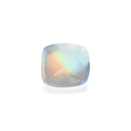 CUSHION-cut rainbow moonstone White 6.44 carats