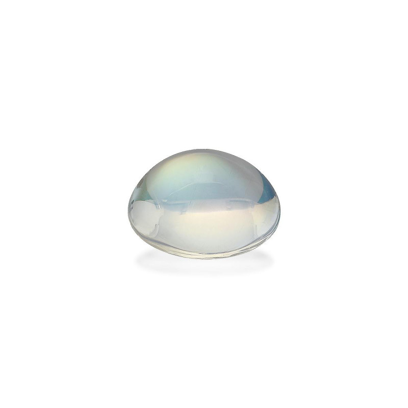 OVAL-cut rainbow moonstone White 11.12 carats