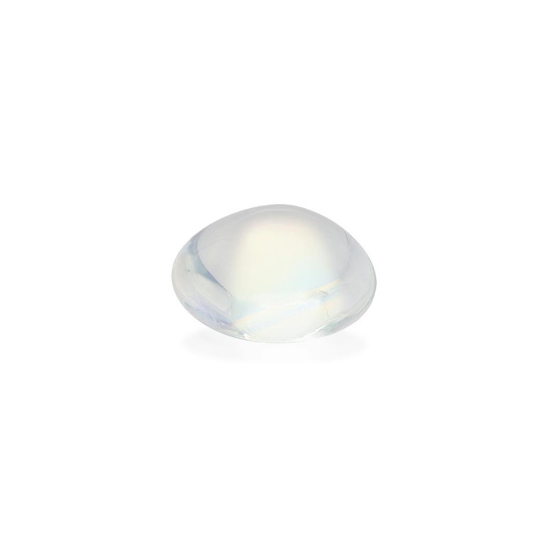 OVAL-cut rainbow moonstone White 9.21 carats