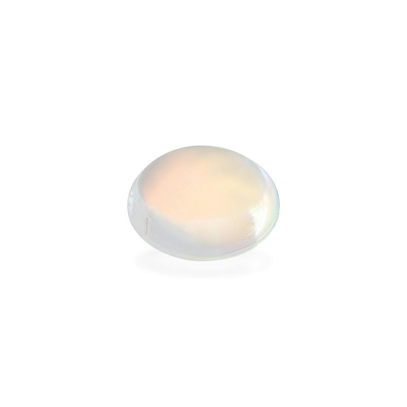 OVAL-cut rainbow moonstone White 10.83 carats
